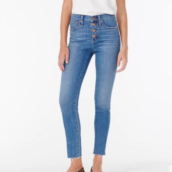 J Crew 9 Highrise Toothpick Jeans 
